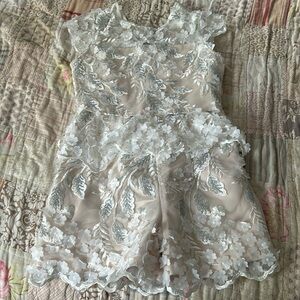 Flower girl or pageant romper size 12 EUC